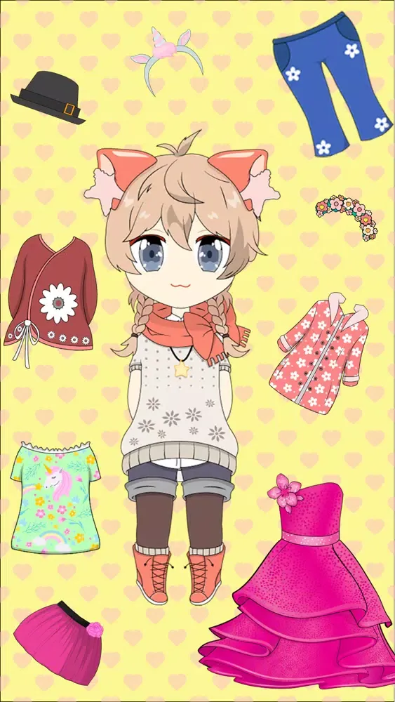 ภาพหน้าจอของ Chibi Doll Dresup : Avatar