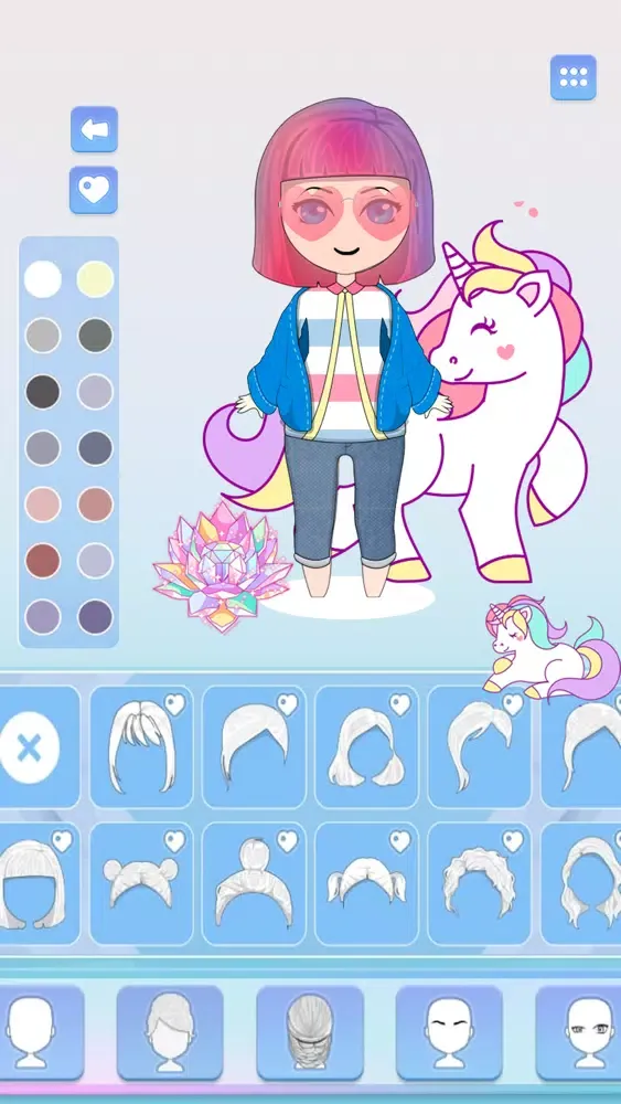 ภาพหน้าจอของ Chibi Doll Dresup : Avatar
