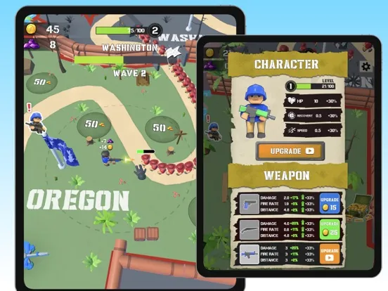 Combat Guardian: Under Attack iPad  スクリーンショット