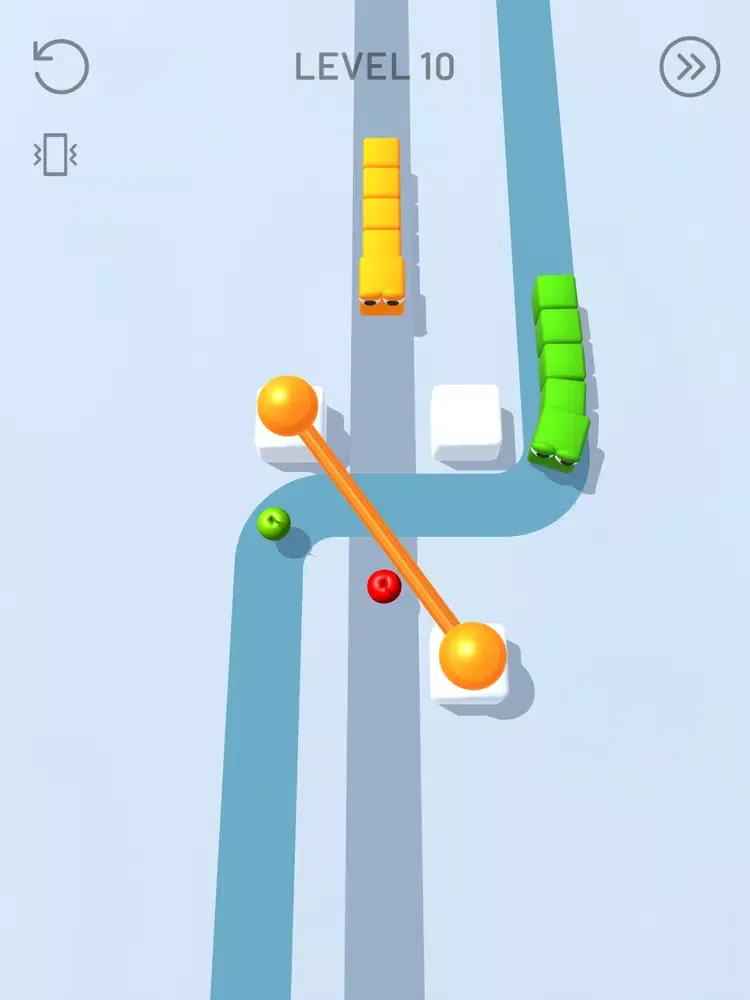 Tangkapan skrin Sneaky Fences - Snake Puzzle iPad 