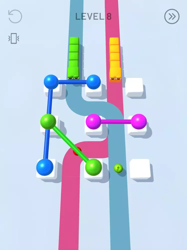 Tangkapan skrin Sneaky Fences - Snake Puzzle iPad 