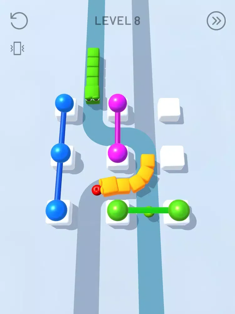 Tangkapan skrin Sneaky Fences - Snake Puzzle iPad 
