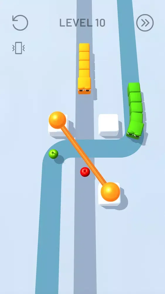 Tangkapan skrin Sneaky Fences - Snake Puzzle