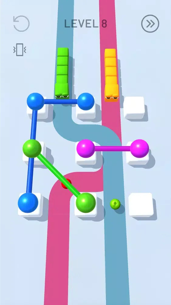 Tangkapan skrin Sneaky Fences - Snake Puzzle