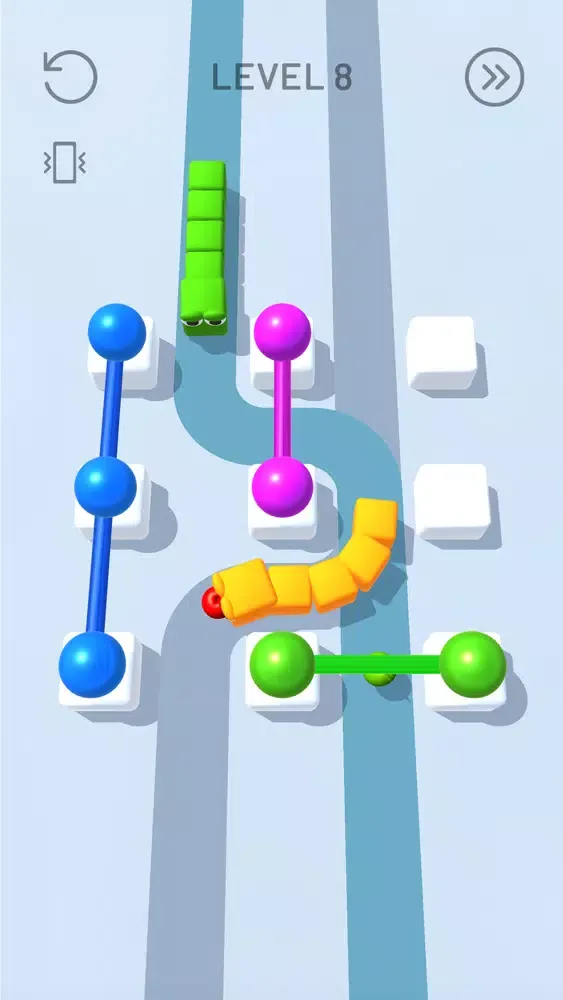 Tangkapan skrin Sneaky Fences - Snake Puzzle