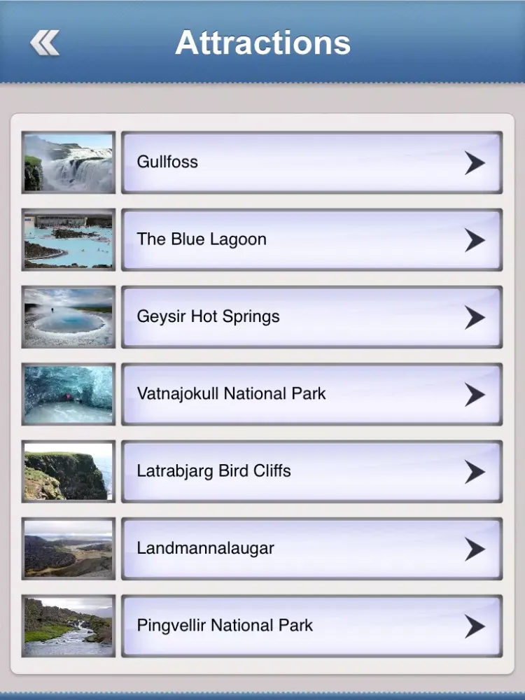 Capturas de pantalla de Iceland Essential Travel Guide iPad 