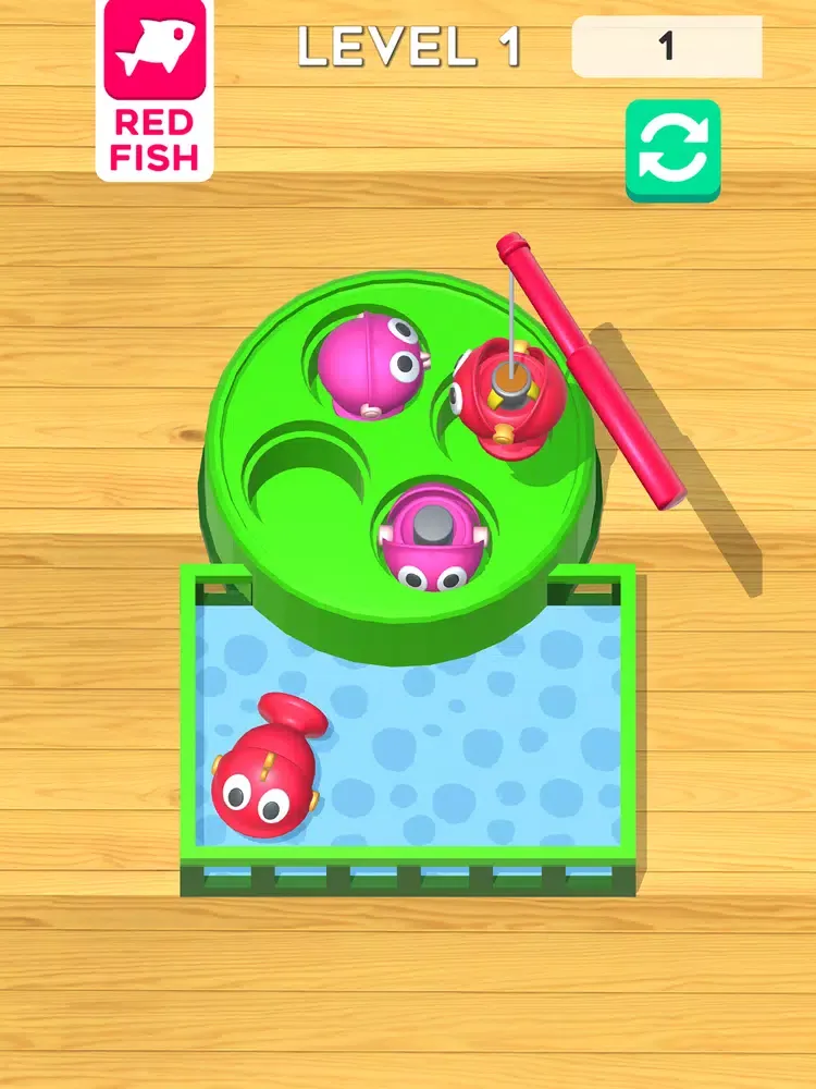 Tangkapan layar Magnetic Fish 3D iPad 