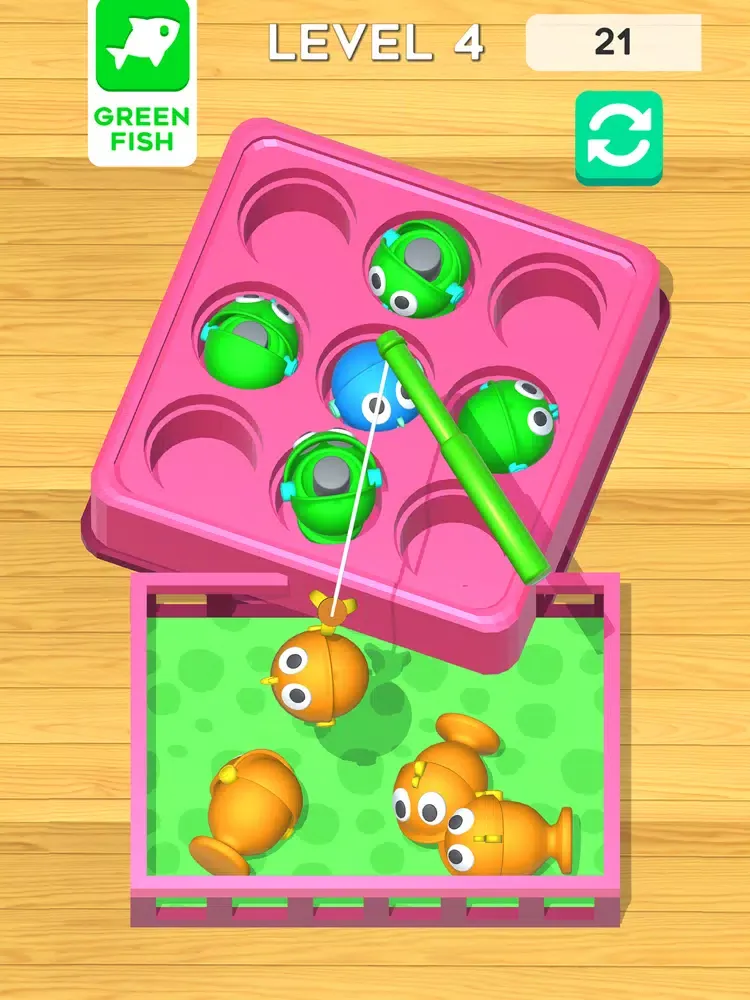 Tangkapan layar Magnetic Fish 3D iPad 