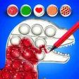 Pop It Fidget Toys 3D Coloring