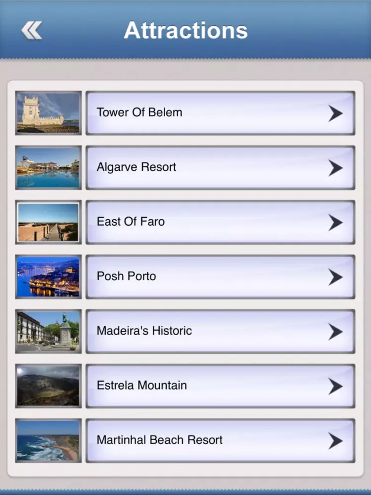 تصاویر Portugal Offline Guide iPad 