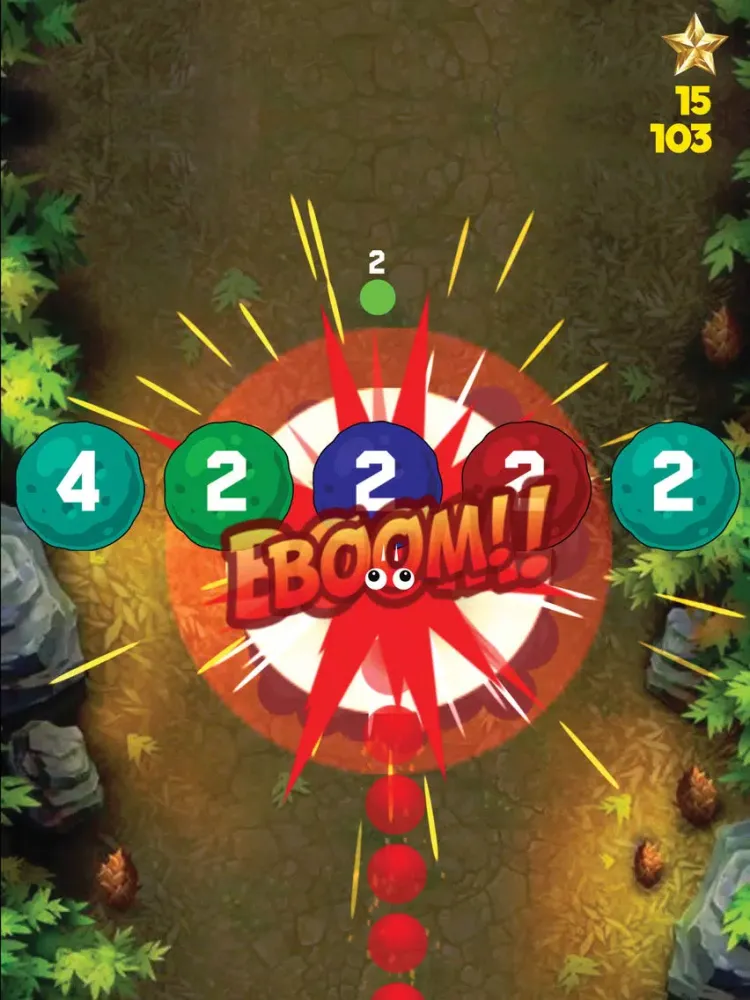 Captures d'écran de Snake Shooter Ball Smash iPad 