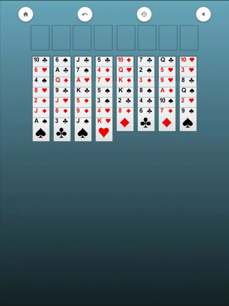 Tangkapan layar Freecell Solitaire Classic iPad 