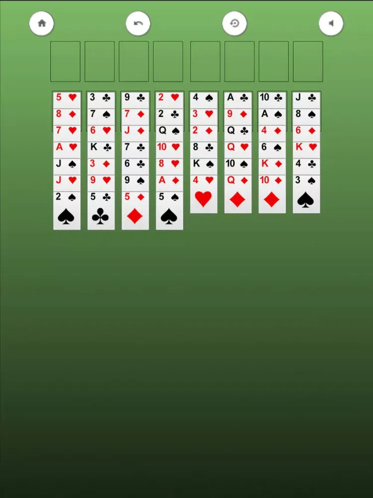 Tangkapan layar Freecell Solitaire Classic iPad 