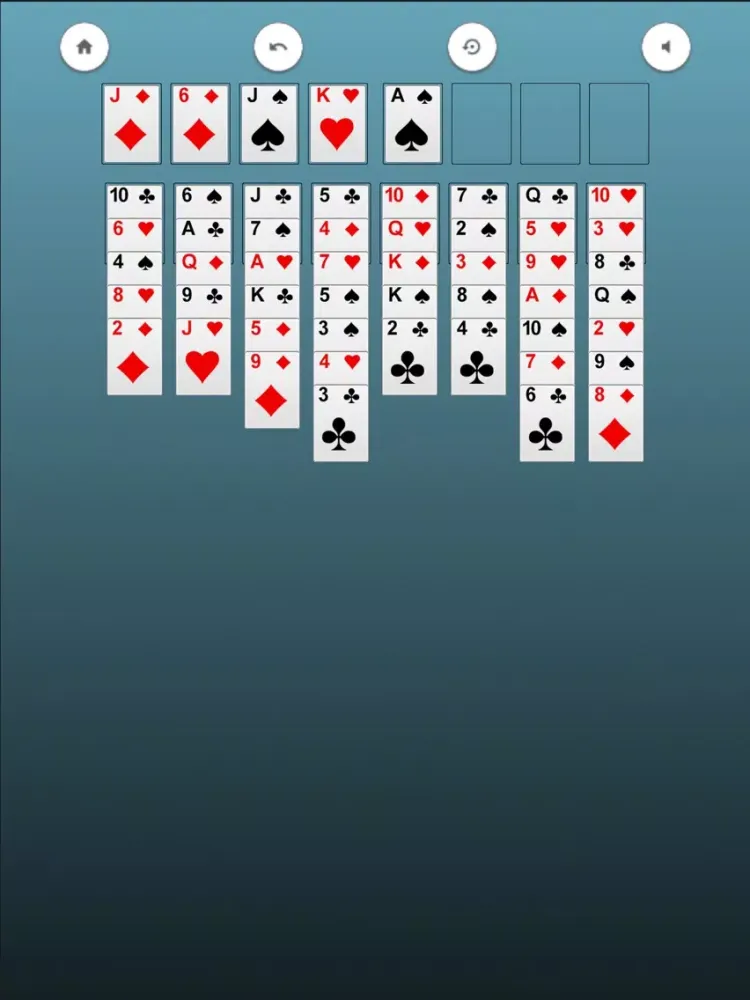 Tangkapan layar Freecell Solitaire Classic iPad 