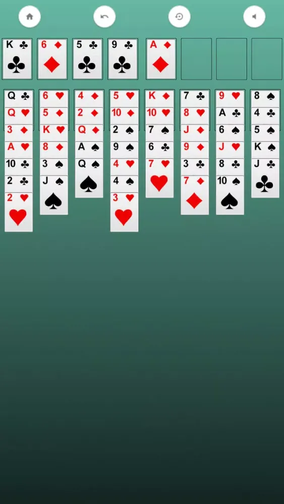 Tangkapan layar Freecell Solitaire Classic