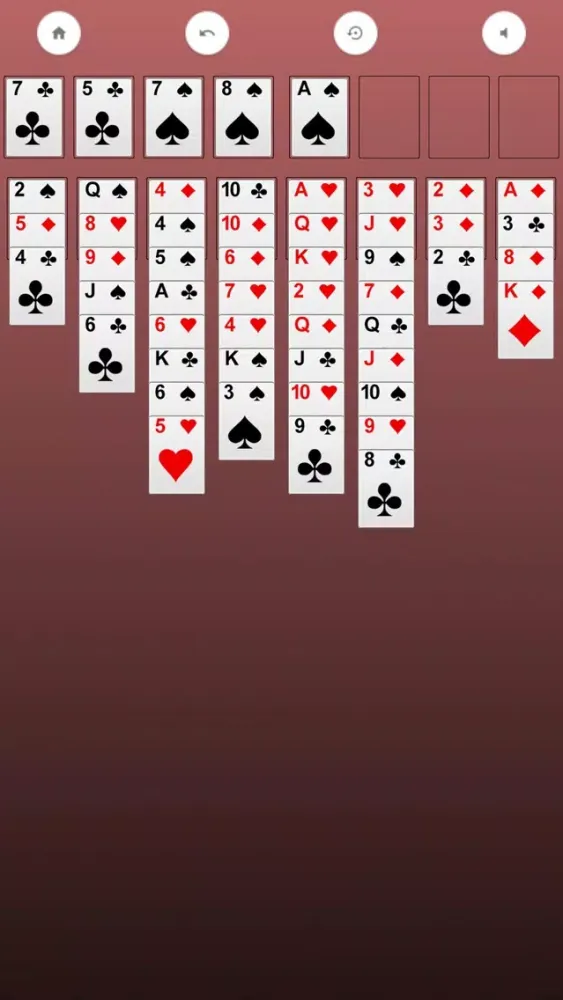 Tangkapan layar Freecell Solitaire Classic