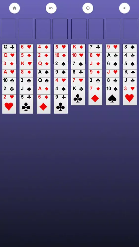 Tangkapan layar Freecell Solitaire Classic
