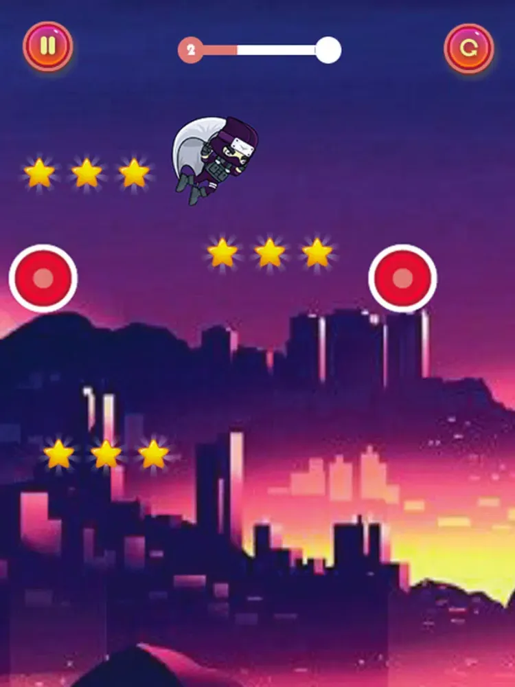 Swing Rope Hero Ninja Jump iPad 應用截圖