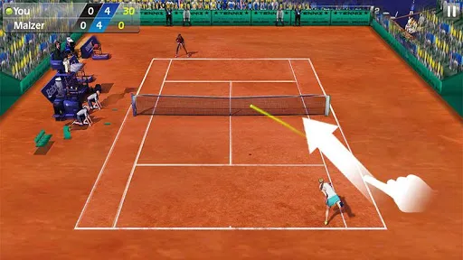 Ảnh chụp màn hình của 3D Tennis