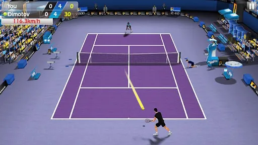 Ảnh chụp màn hình của 3D Tennis
