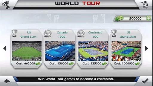 Ảnh chụp màn hình của 3D Tennis