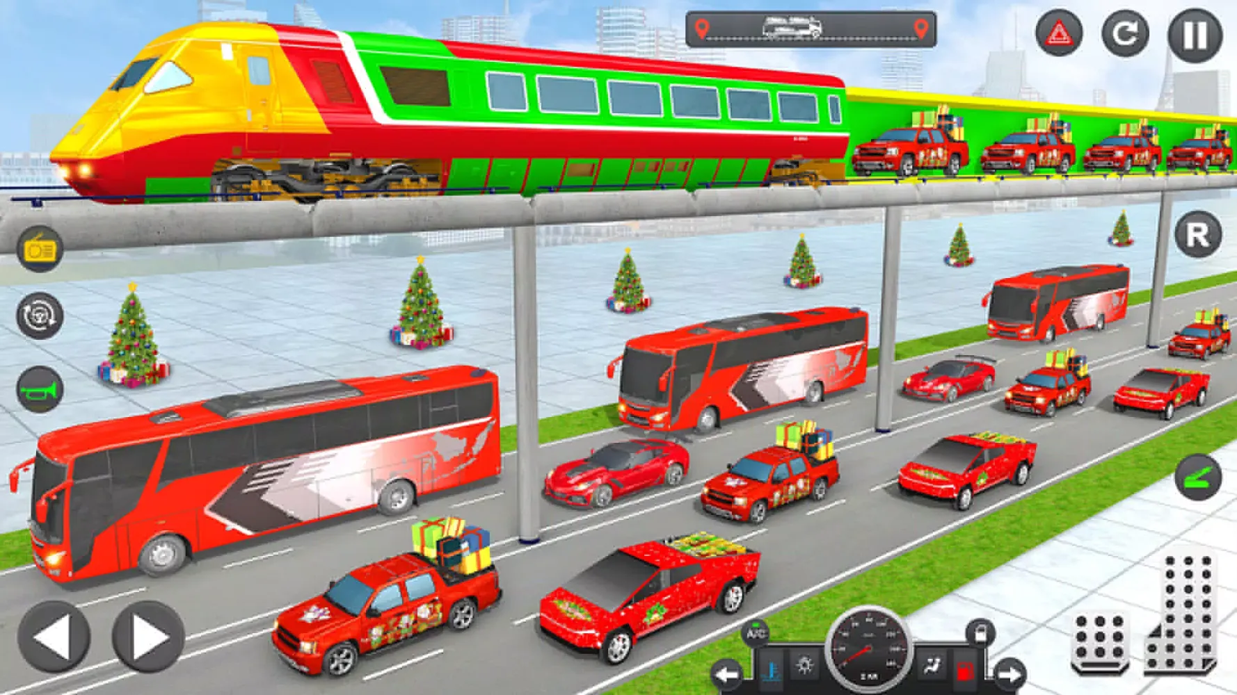 Santa Transporter Truck Games Screenshots