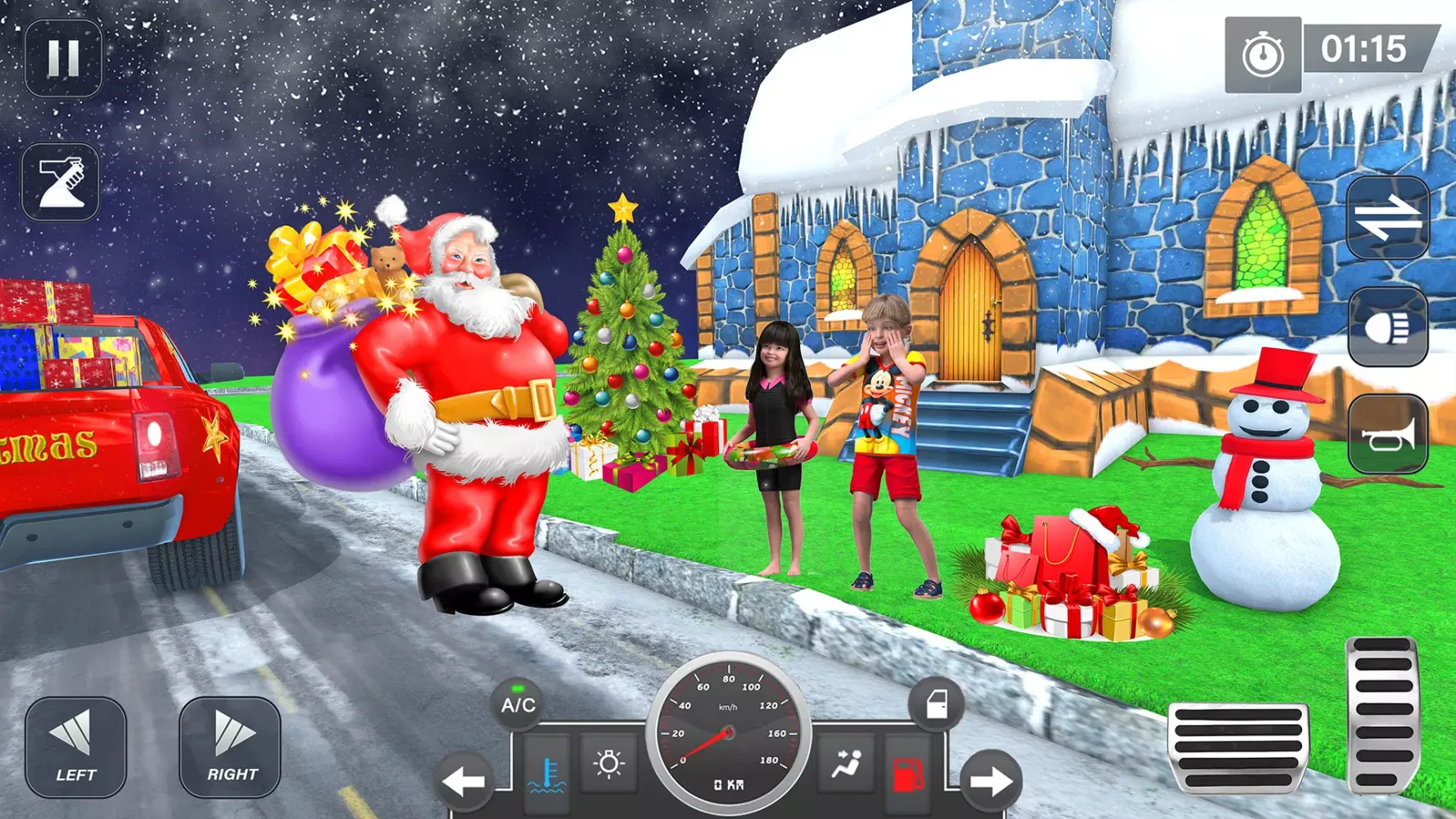 Santa Transporter Truck Games Screenshots