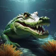 Underwater Alligator Attack Underwater Alligator Attack