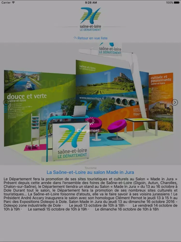 Saône et Loire iPad  স্ক্রিনশট