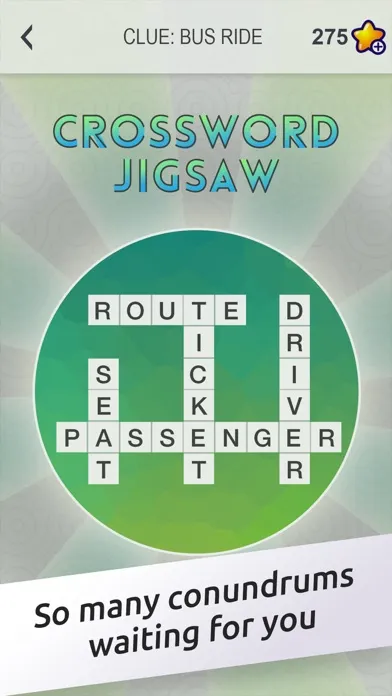 Ảnh chụp màn hình của Crossword Jigsaw - Word Search and Brain Puzzle with Friends