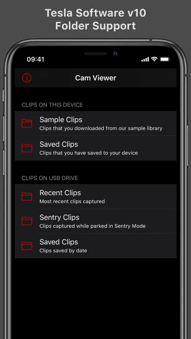 Screenshot di Cam Viewer for Tesla