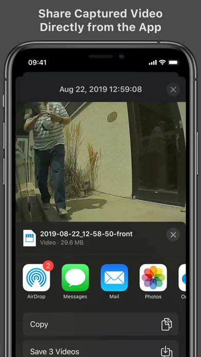 Screenshot di Cam Viewer for Tesla