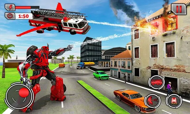 Fire Truck Games: Robot Games Screenshots