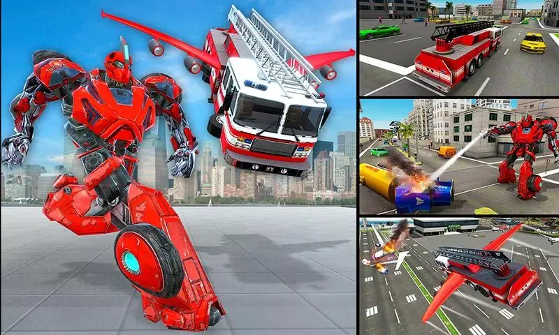 Fire Truck Games: Robot Games Screenshots