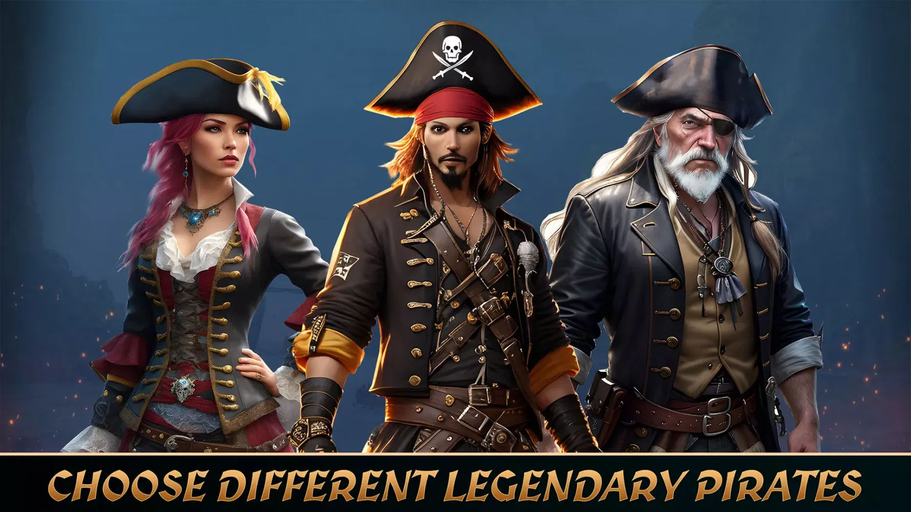 Captures d'écran de Pirate Ship Games: Pirate Game