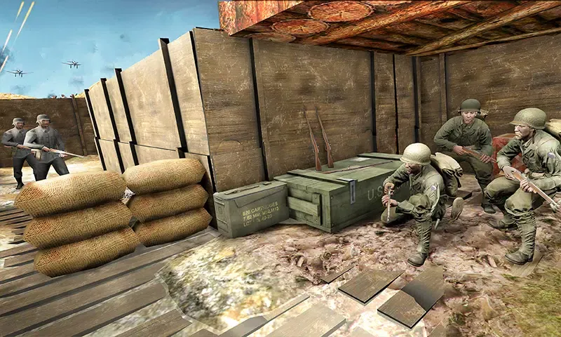 Zrzuty ekranu D-Day World War 2 Army Games
