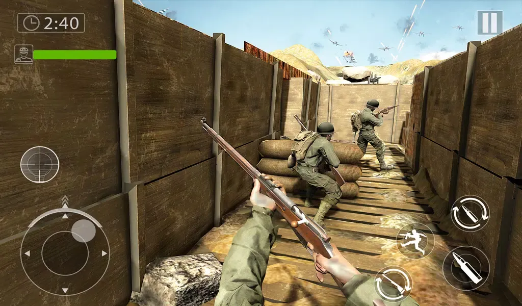 Zrzuty ekranu D-Day World War 2 Army Games