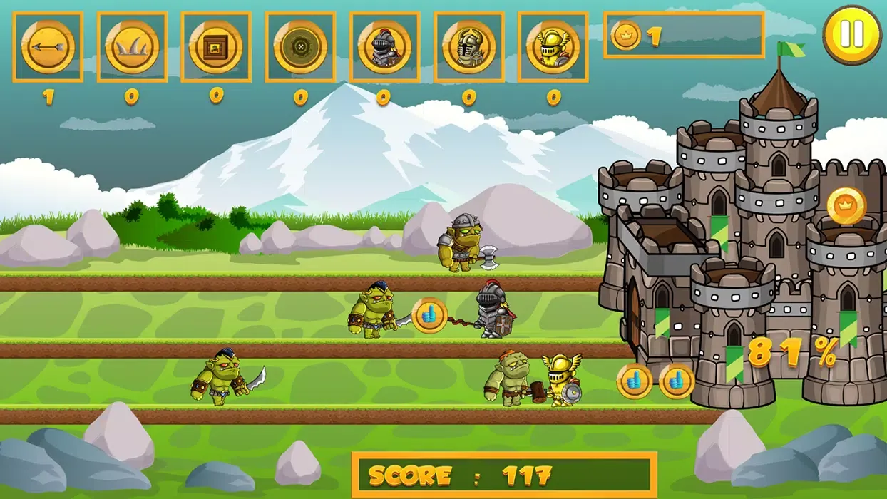 Скриншоты Knight vs Orc