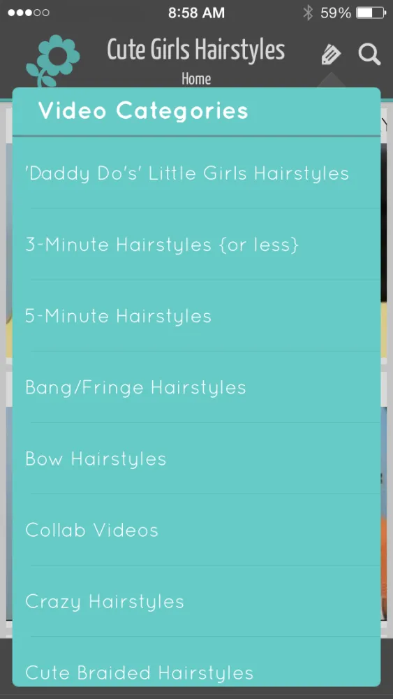 Captures d'écran de Cute Girls Hairstyles