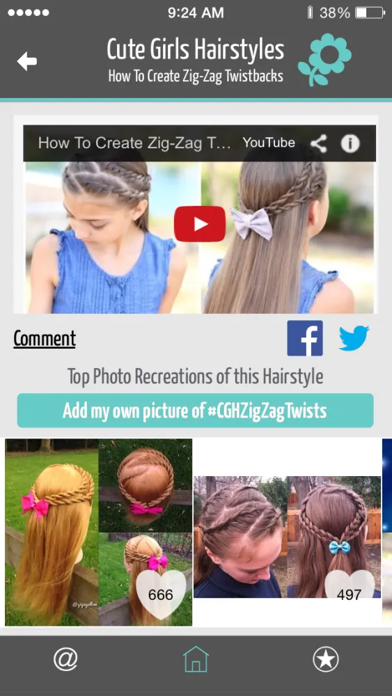 Captures d'écran de Cute Girls Hairstyles