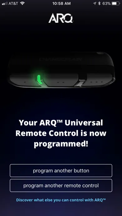 ARQ™ Universal Remote Control Screenshots