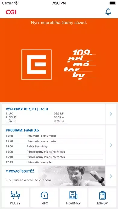 Capturas de tela do 109. ČEZ Primátorky