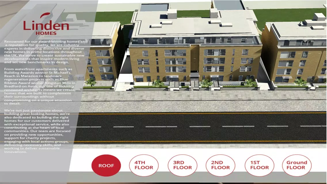 Ảnh chụp màn hình của Linden Homes Augmented reality