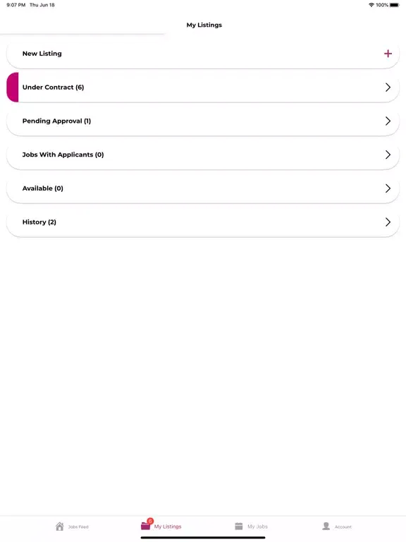ModJobs iPad  سکرین شاٹس