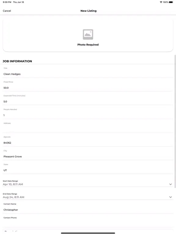 ModJobs iPad  سکرین شاٹس