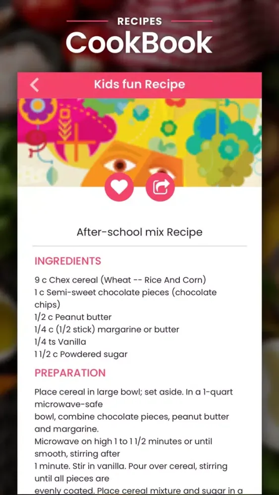 Capturas de tela do Recipes All-in-one Cookbook