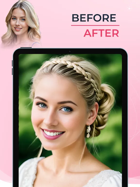 BrideLook AI: Hair Designer iPad  Screenshots