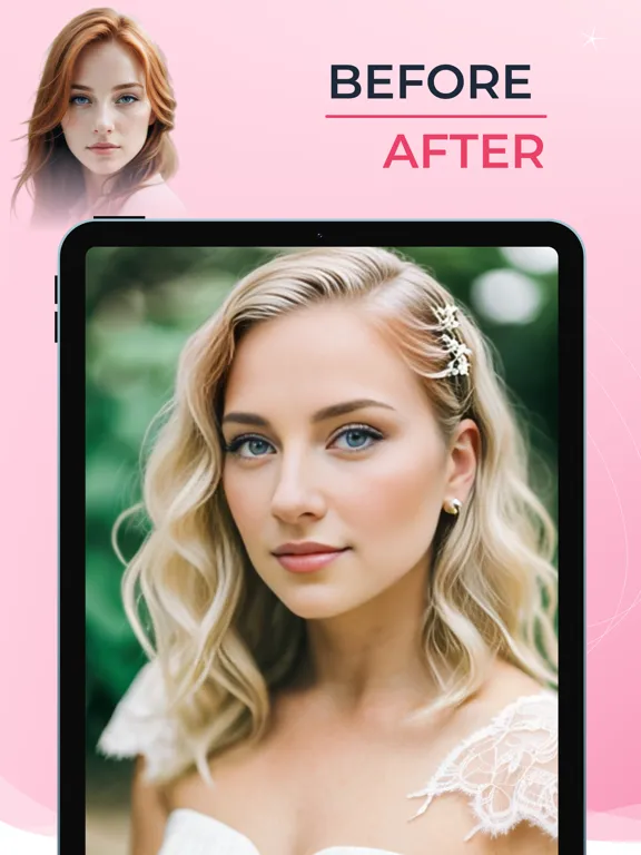 BrideLook AI: Hair Designer iPad  Screenshots