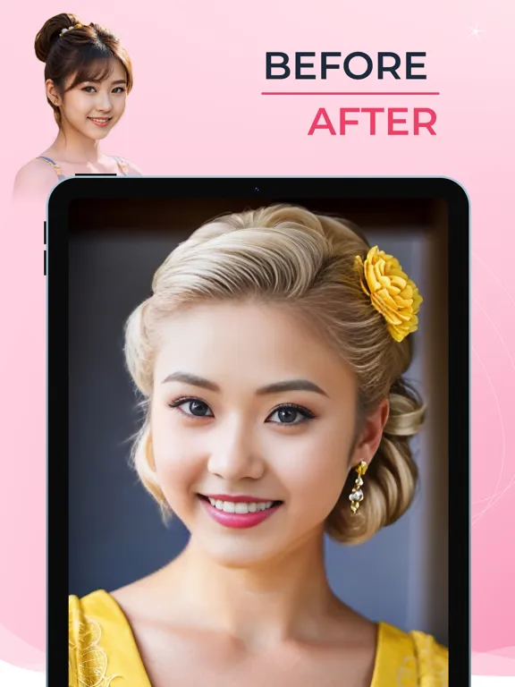 BrideLook AI: Hair Designer iPad  Screenshots