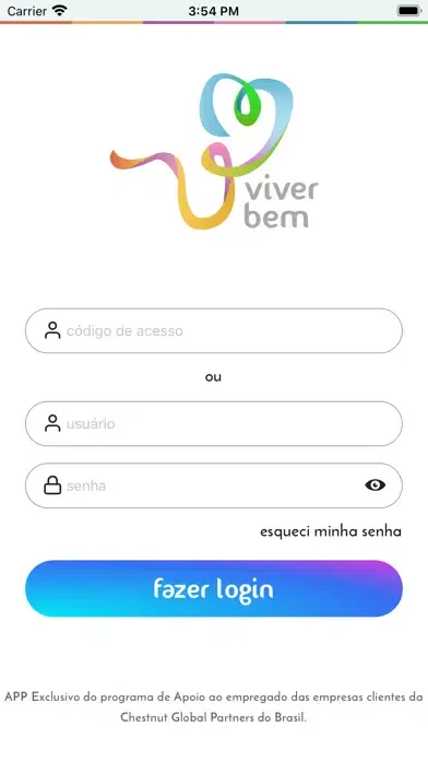 Viver Bem - EAP Ekran Görüntüleri